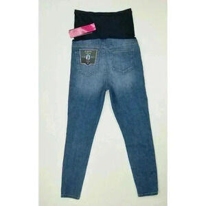C * Pink Size Small Women's Maternity Blue Denim Baby Hugging Curve Loving Jeans